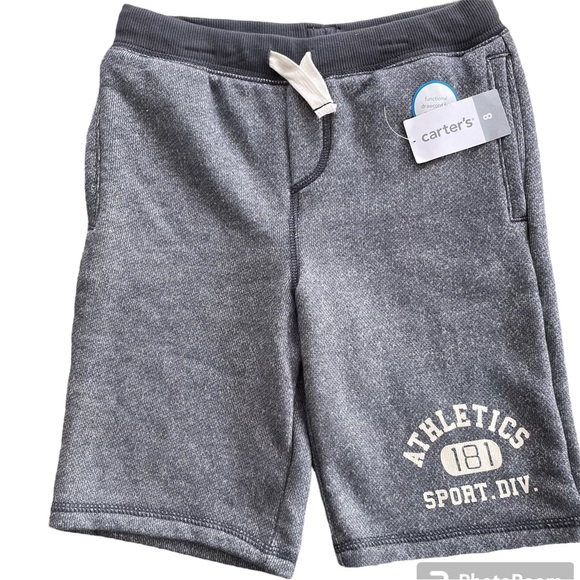 Carter’s boys shorts size 8 gray - Picture 1 of 7